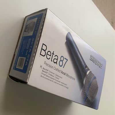 Shure BETA 87A Supercardioid Dynamic Mirophone - Present - Blue image 9