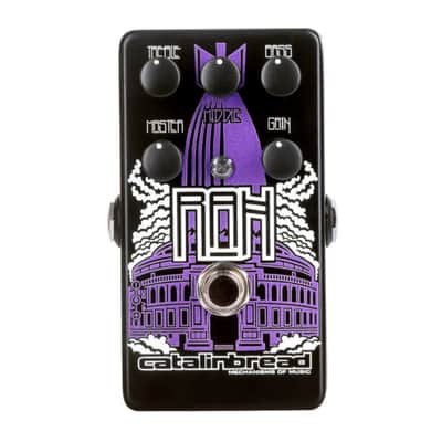 Catalinbread RAH Overdrive Effects Pedal with Three-Knob Tone Circuit and Mid and Bass Controls (Purple) image 1