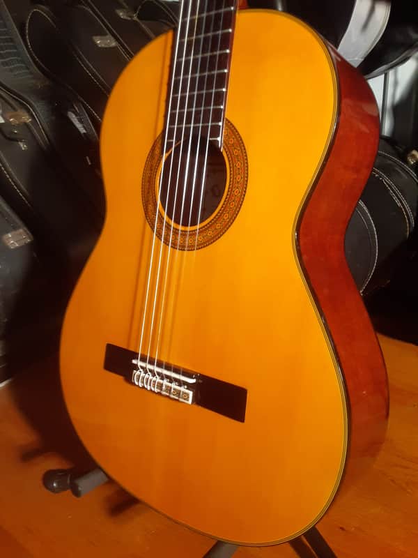 Vintage Carlos 228 Classical Acoustic Guitar, Solid Cedar Top | Reverb