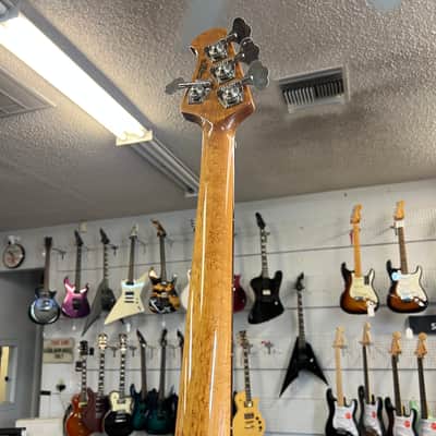 2010 Ernie Ball Music Man Ball Family Reserve 4-String Electric StingRay 3 EQ HH Bass Guitar in Vintage Sunburst image 9