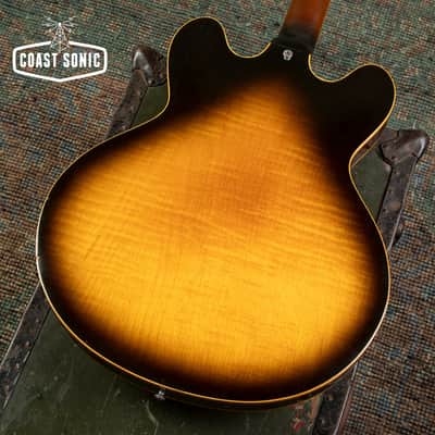 1993 Gibson ES-335 Dot Semi-Hollow Guitar Vintage Sunburst w/case image 11