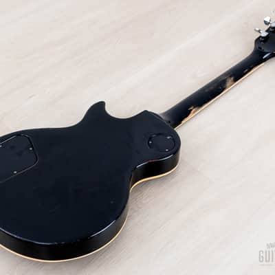 1978 Gibson Les Paul Standard Vintage Guitar Ebony w/ T Tops, Case image 13