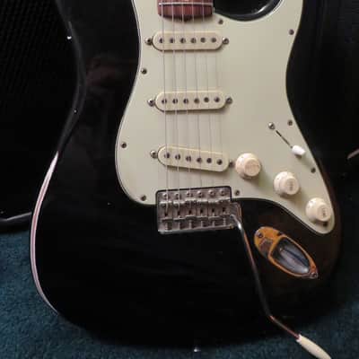 1960 Fender Custom Shop John Cruz Relic Strat Jet Black image 1