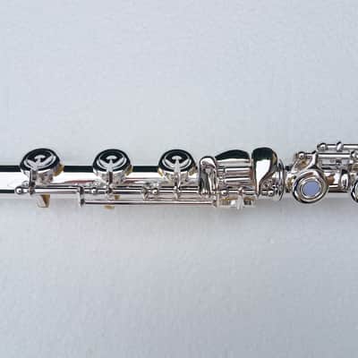 17 Open Hole Silver-Plated French Point Flute with Lightweight Case image 6