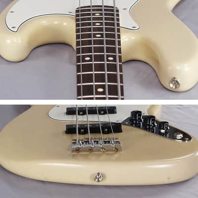 2005 Fender Highway One Jazz Bass Honey Blonde American USA with Hardshell Case image 5