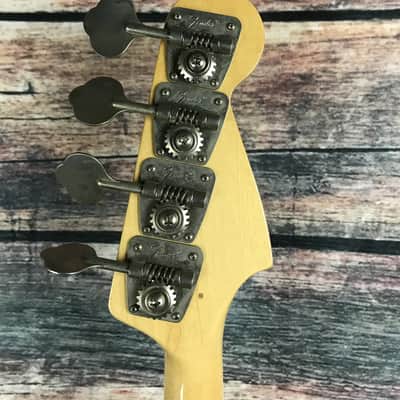 Used Fender Left Handed 1975 Jazz Bass with Case image 9