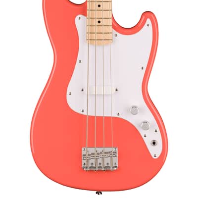 Fender Squier Sonic Bronco Bass - Tahitian Coral image 1