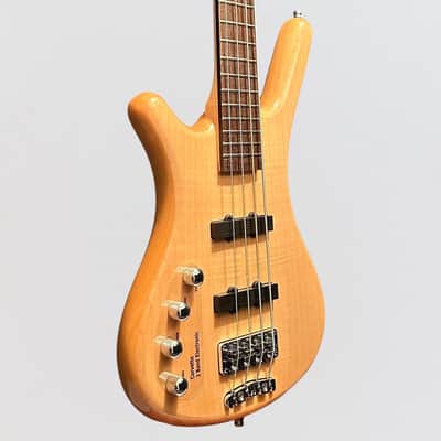 Warwick RockBass Corvette Premium 4-String Left Handed Electric Bass Guitar - Natural image 2