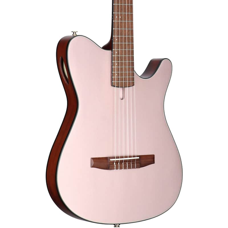 Ibanez FRH10N Classical Acoustic-Electric Guitar, Rose Gold Metallic image 1