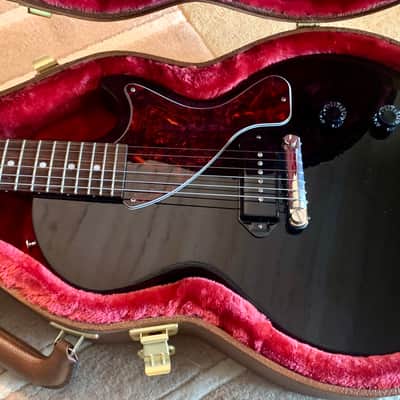Gibson Les Paul Junior - Ebony. Upgraded pickup, Tuners, Pickguard and Aged Finish Checking. image 7