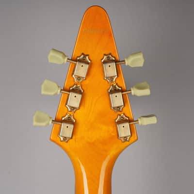 Epiphone '58 Korina Flying V - 1998 Korea - Natural w/OHSC image 9