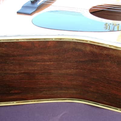1976 Yairi YW-600 Dreadnought Guitar New Jacaranda + Yairi Hard Case image 15
