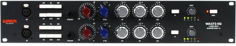 Warm Audio WA273-EQ 2-channel Microphone Preamp & EQ (2-pack) Bundle image 1
