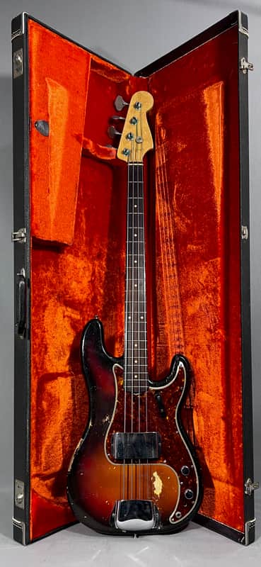 1961 Fender Precision Bass Sunburst w/ Rosewood Fingerboard image 1