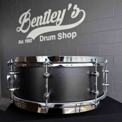 Gretsch 5.5x14" Mike Johnston Brooklyn Standard Snare Drum in Satin Black Metallic w/ Video Link image 3
