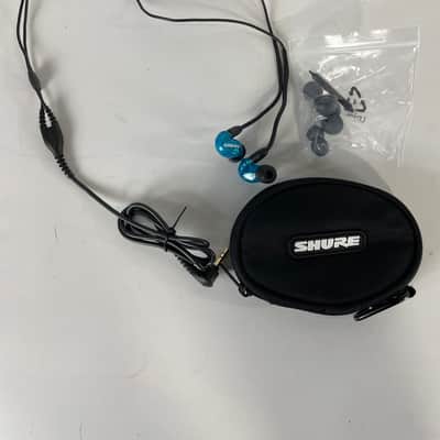 Shure SE215 Single Driver In-Ear Monitors, Special Edition Blue image 4