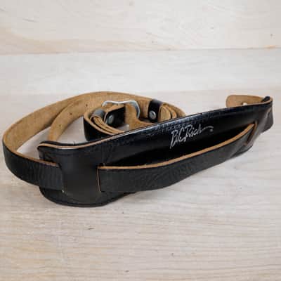 B.C. Rich Vintage Leather Style Strap Black image 1