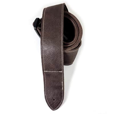 Dark Brown Premium Leather Guitar Strap - Brown Leather Guitar Strap - 100% Leather Guitar Strap-Acoustic, Electric Bass Guitars image 5