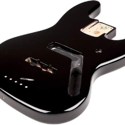 Fender Standard Series Jazz Bass Alder Body, Black image 4