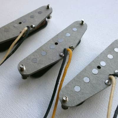 Vintage Correct Stratocaster A5 Guitar Pickups SET HandWound 1965 66 67 1968 Fender Hendrix Qpickups image 4