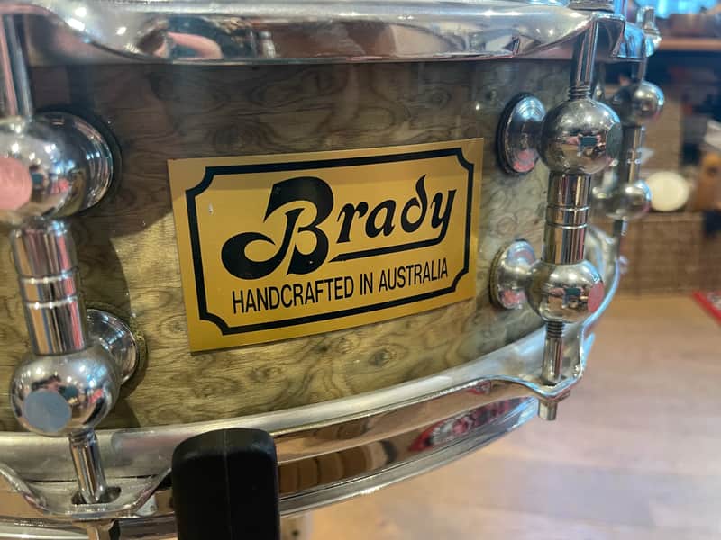 90s Brady 14"x4,5" Jarrah-Ply Snare Drum image 1