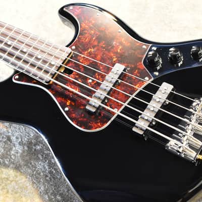 FUJIGEN/FGN NJB100RALV-BK #F240557  4.43kg 5-string ［Made in Japan］［Neo Classic Series］［YK012］ 2024 - Gloss Black image 8