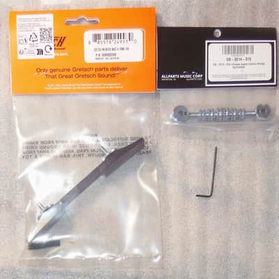 Gretsch® Allparts Space Control Adjustable Chrome Bridge~12" Radius~Rosewood Base~Brand New image 7