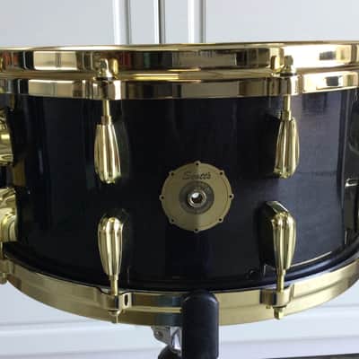 Scott’s Custom Drums 7”x14” maple single ply steambent snare drum “Slingerland radio king tribute” 2025 - Ebony stain lacquer image 10