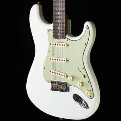 Fender Custom Shop Willcutt True '62 Stratocaster Journeyman Relic Olympic White 59 C (038) image 1