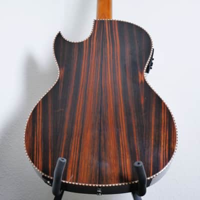 Oscar Schmidt OH52SE Acoustic-Electric Bajo Sexto w/ Gig Bag - Solid Cedar & Macassar Ebony image 3