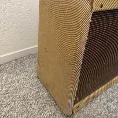 1957 Fender Tweed Princeton 5F2-A Amp Amplifier In Harvard Chassis Vintage Rare! image 4