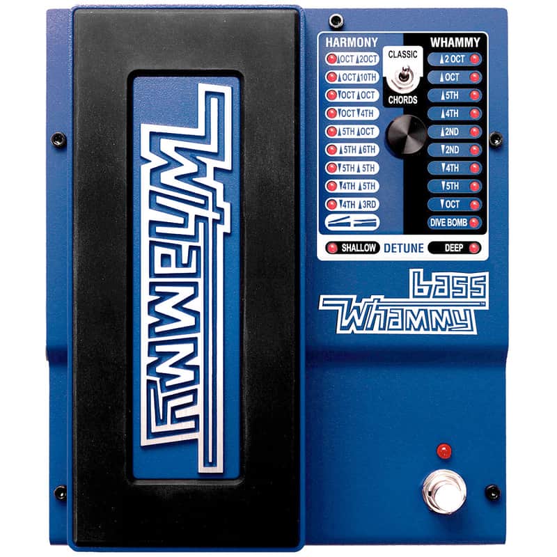 Digitech Bass Whammy Pitch Shifting Effect Pedal Optimized For Bass image 1