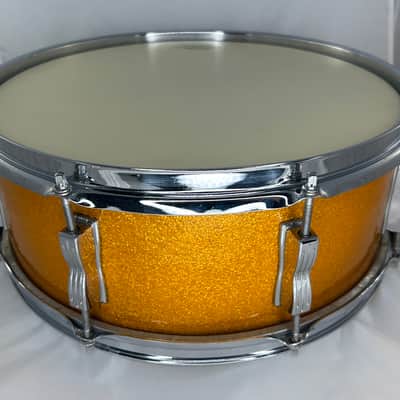 Ludwig Jazz Festival Snare Drum 1965 - Gold Sparkle image 12