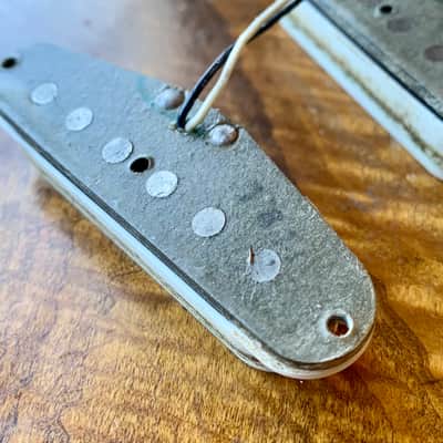 Fender Stratocaster pickups 1975 Grey Bottom original vintage USA strat image 4