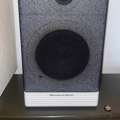 Early 90's White Bookshelf Speakers - MS Mordaunt Short (Made in England) image 6
