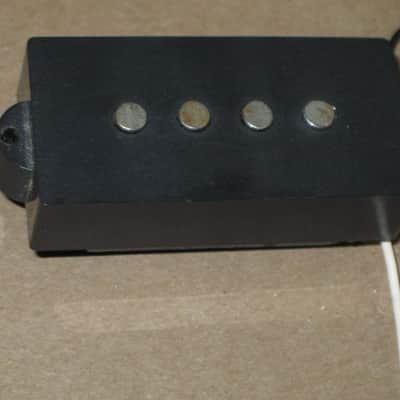 used relic'd (from real player's wear, use, & age) Fender Black Split-Coil Mexican Standard Precision Bass pickups, Alnico 5, 10.5k fully functional (silver screws included - also relic'd) from 1994 Fender Mexican Standard P Bass (Bass NOT included) image 17