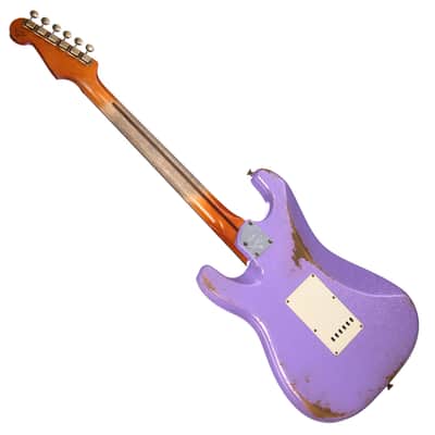 Fender Custom Shop MVP 1960 Stratocaster Relic - Lavender Stardust - Masterbuilt Levi Perry - Dealer Select Master Vintage Player Series Electric Guitar - NEW! image 10