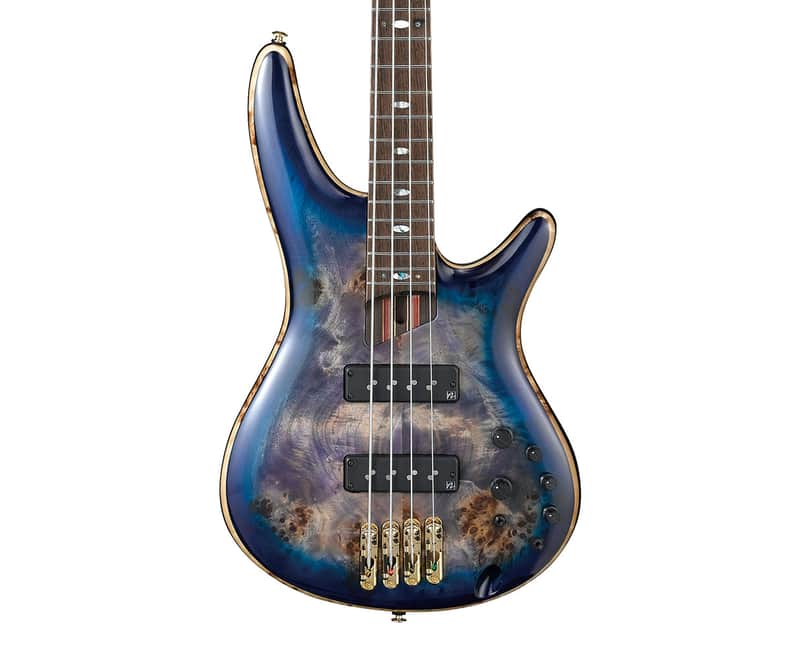 Used Ibanez SR2600CBB SR Premium Bass Guitar - Cerulean Blue Burst image 1