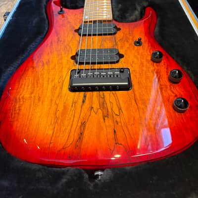 Ernie Ball Music Man Ball Family Reserve John Petrucci Signature JP15-7 - Blood Orange image 3