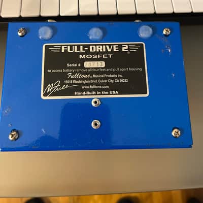 Fulltone Full-Drive 2 Mosfet 2007 - 2018 - Blue image 2