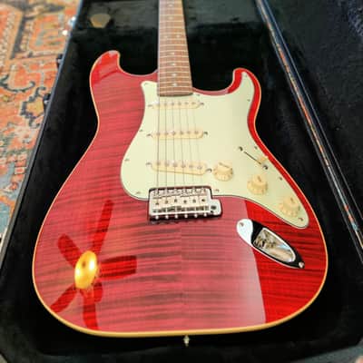 Fender Limited Edition Aerodyne Classic Stratocaster with Flame Maple Top with brand-new hard case. image 2
