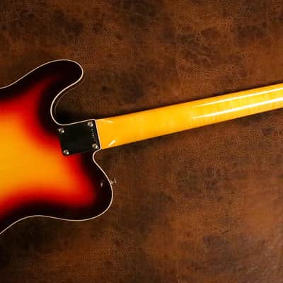 (Mint) Fender Custom Shop 1959 Telecaster Custom NOS in Maroon 3-tone Sunburst image 11