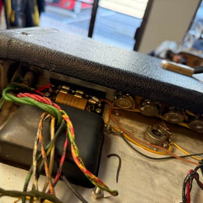 1968 Fender Silverface Twin Reverb Drip Edge 2x12 JBLS image 11