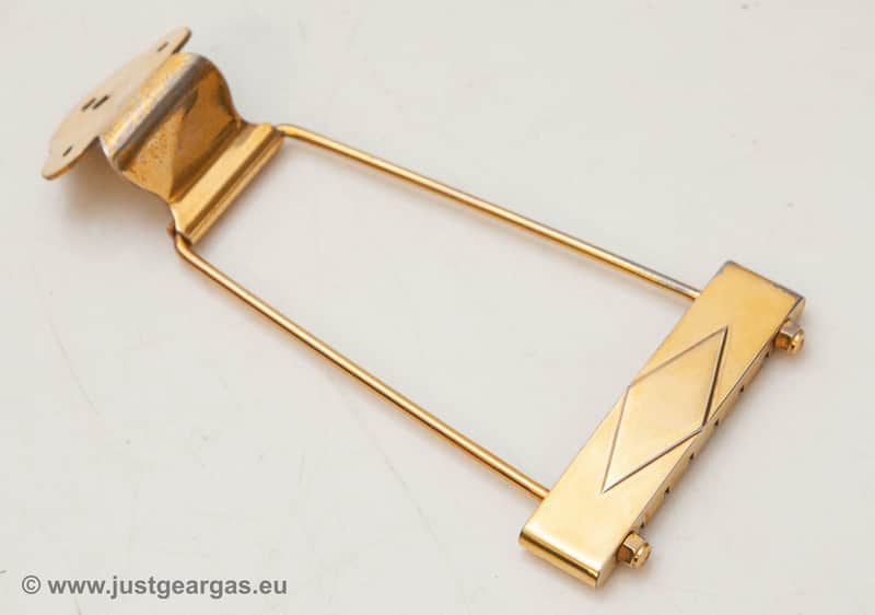 Original 60's Gibson Diamond Trapeze Tailpiece Gold - ES-345, ES-355, Etc image 1