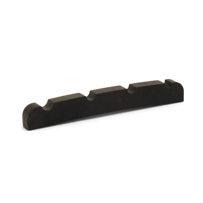 Graph Tech Slotted Bass Nut For Fender Jazz Bass, Curved Bottom, PT-1215-00 image 1