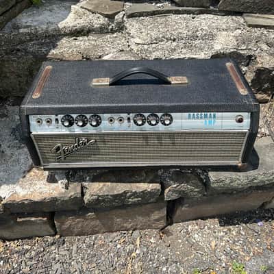 Fender Bassman "Drip Edge" 2-Channel 50-Watt Guitar Amp Head 1968 - 1969 - Silverface image 2