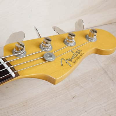 Fender PB-62 Precision Bass '62 Reissue MIJ 1991 Black Fujigen Japan w/ Bag image 6