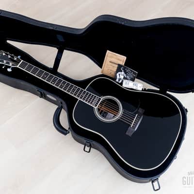 2010 Martin Johnny Cash Commemorative Edition D-35 Black, Near-Mint w/ Case & Hangtags image 21