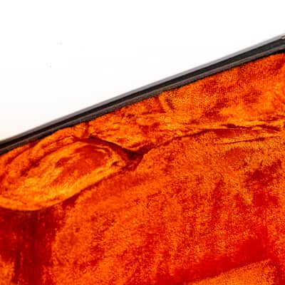 Vintage Fender G&G Guitar Case Late 60s Early 70s Black Tolex Orange Interior image 9
