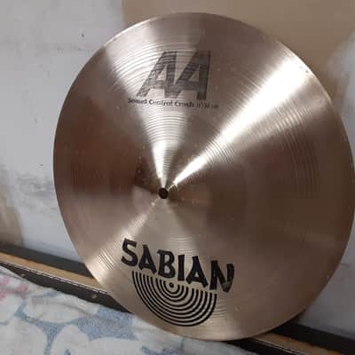 Sabian 15" AA Sound Control Crash Cymbal 2006 - 2010 - Natural image 3